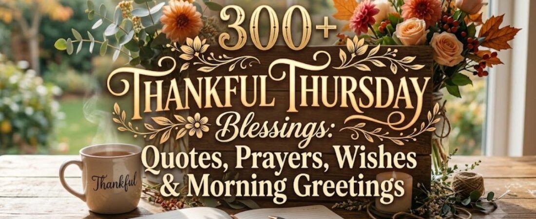 300+ Thankful Thursday Blessings: Quotes, Prayers, Wishes & Morning Greetings