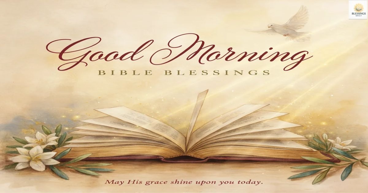 You are currently viewing Good Morning Bible Blessings to Start Your Day with Faith, Peace, and Hope