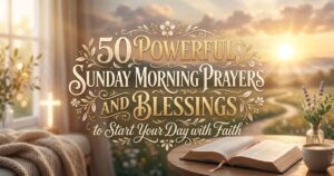 Read more about the article 50 Powerful Sunday Morning Prayers and Blessings to Start Your Day with Faith